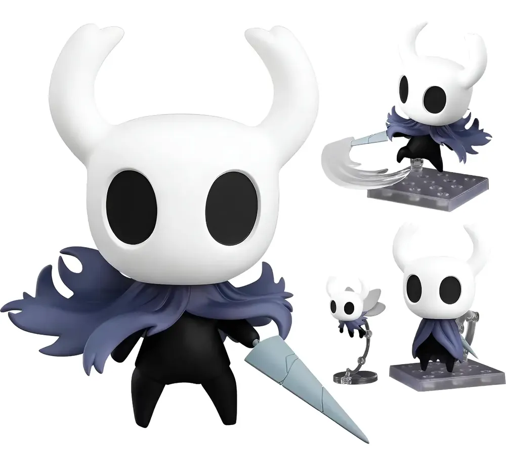 Figura Hollow Knight Caballero Hueco Articulada Con Kit