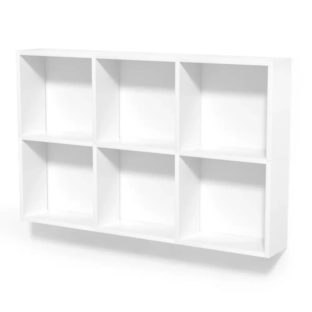 Pack de 17 Repisas Flotantes de Madera Blancas para Pared，estanterias Repisa Flotante Repisas Minimalistas