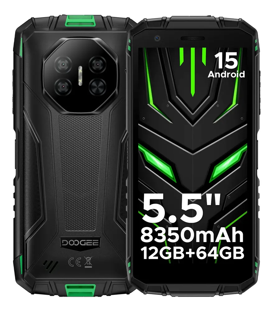 Celular Doogee Fire 3 Smartphone Teléfono Robusto Dual Sim Celular 12gb Ram 64gb Rom 8350mah Batería 5.5hd+ 13mp Cámara Android Nfc\u002Fwifi\u002Fbluetooth