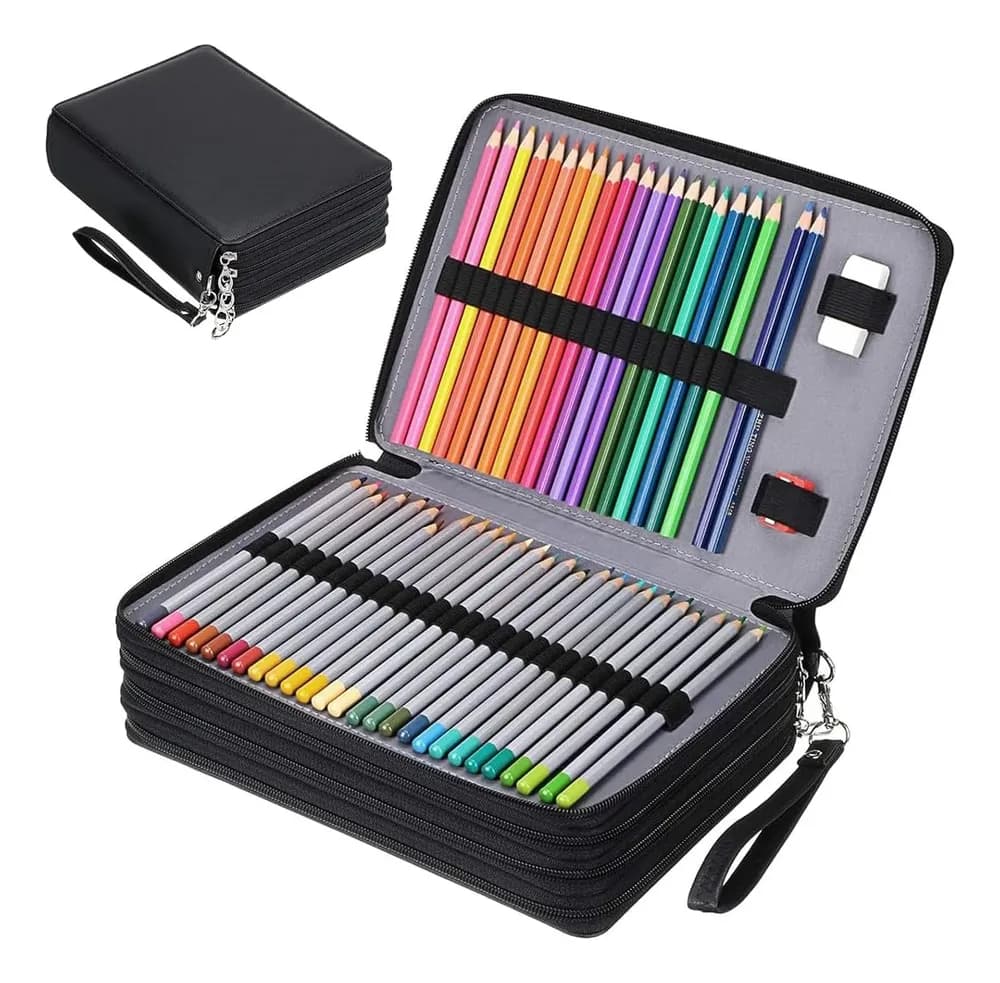 Estuche Organizador 4 Niveles Para 200 Lápices