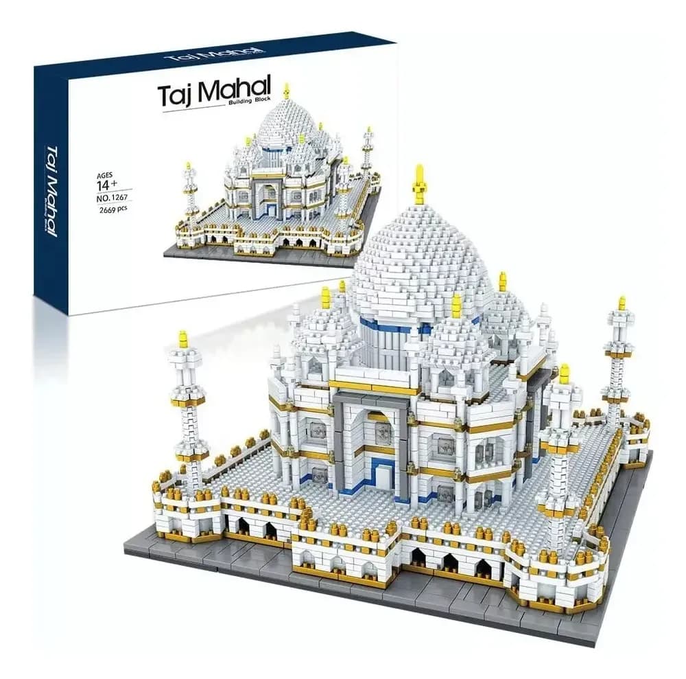 Minibloque Taj Mahal, Modelo De Construcción, 2669 Piezas