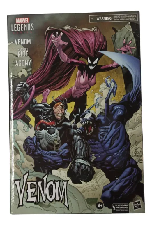 Venom Riot Agony Marvel Legends Multipack 3 Figuras Spiderma