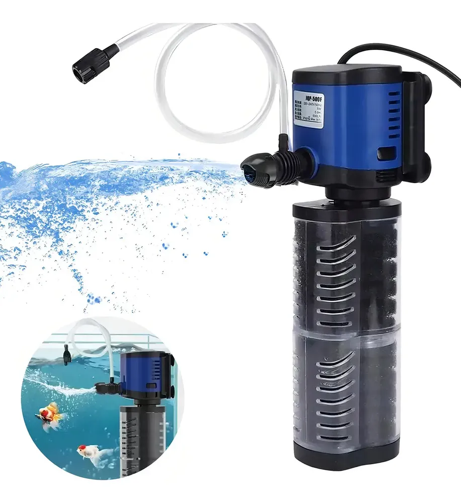 Sunsun - Filtro Interno Para Pecera Acuario Hasta 80 Litros