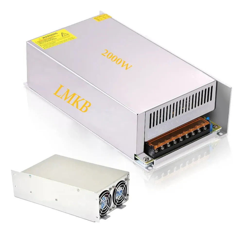 Lmkb Fuente Conmutada 12v 167a 2000w Eliminador Transformador Driver,fuente De Alimentacion Regulable Para Sonido De Carro Para Casa,las Cámaras, Tiras De Led, Etc.