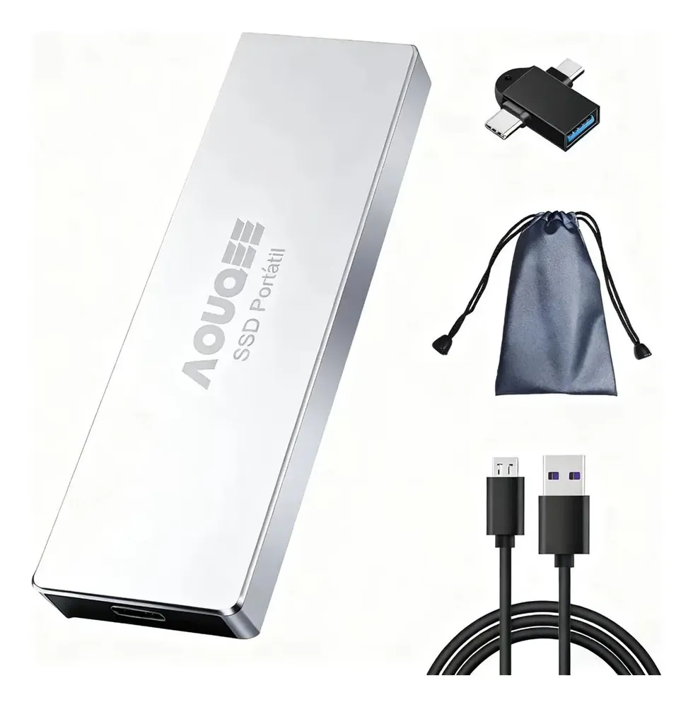 Disco Duro Externo 2tb Disco Duro Portatil,disco Duro Sdd Con Interfaz Type-c,disco Duro Para Laptop Smartphone, Memoria Externa Para Respaldo Datos Oficina Hogar,conectividad Rápida.