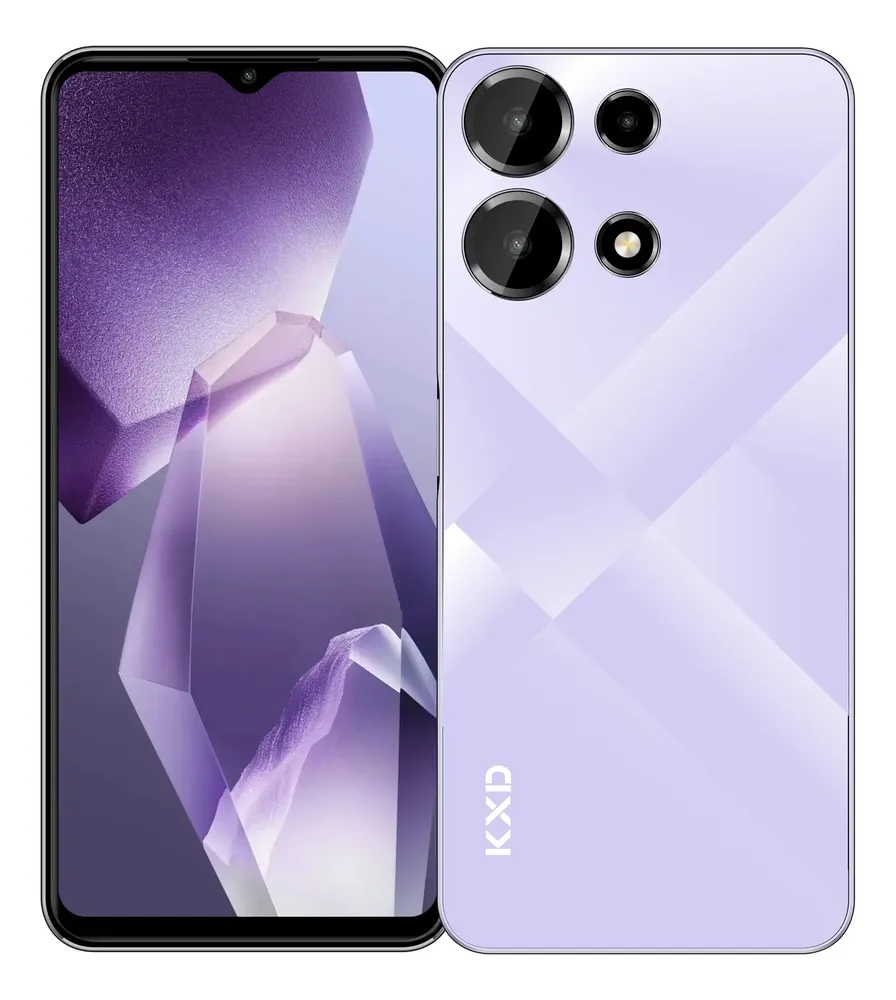 Teléfono Celular Kxd A10 Dual Sim 128gb Rom 4 Gb Ram Smartphones Cámara De 13 Mp Pantalla Hd+ 6.6 Reconocimiento Facial 4500mah Android 13 Nfc