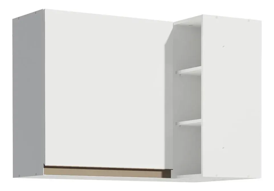Alacena Gabinete Superior De Esquina Cocina Madesa Reims Bb Color Blanco