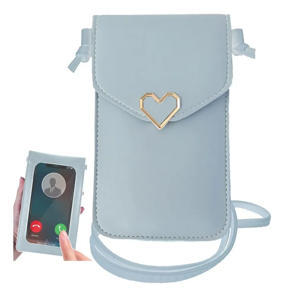 Bolso Bandolera Pequeño Para Teléfono Móvil Para Mujer Azul