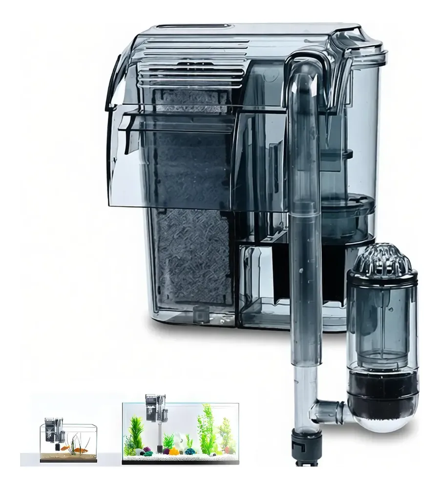 Filtro De Cascada External Acuario Accesorios Pecera 20-60l