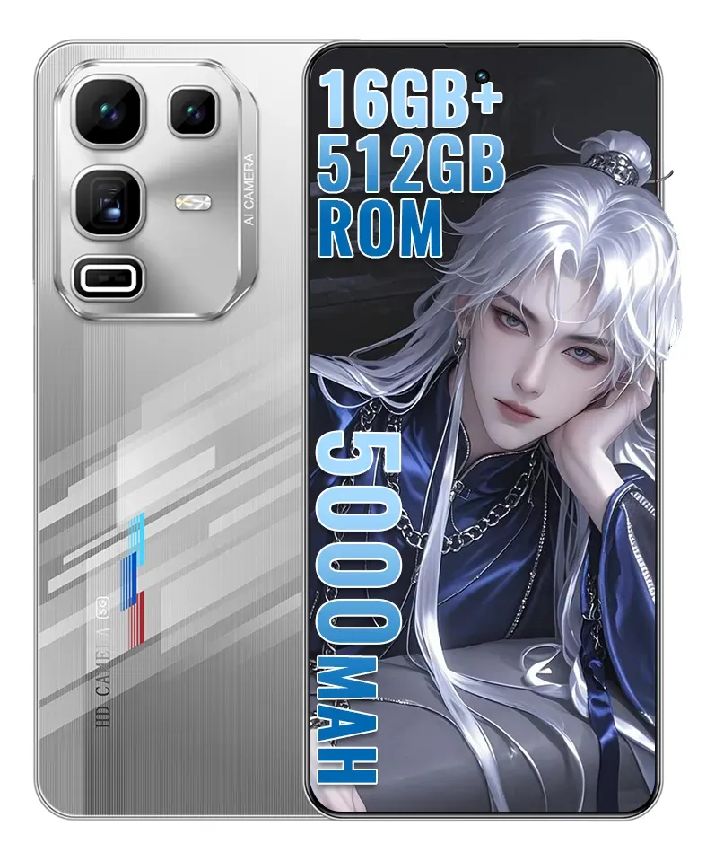 Note 50 Pro+ 16gb+512gb 2026 El Último Modelo Smartphone Rom Teléfono Dual Sim Memoria Expandible Android 14 Celular Internet Velocidad Rápida Phone