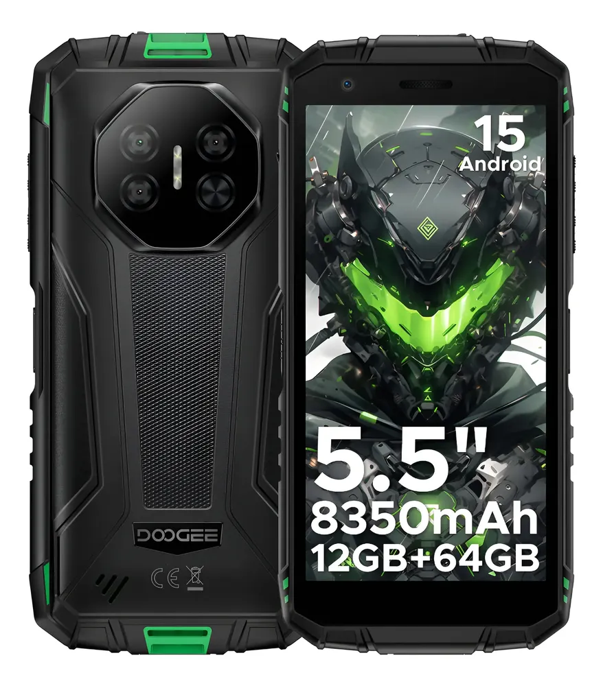 Celular Doogee Fire 3 Smartphone Teléfono Robusto Dual Sim Celular 12gb Ram 64gb Rom 8350mah Batería 5.5hd+ 13mp Cámara Android  Nfc\u002Fwifi\u002Fbluetooth
