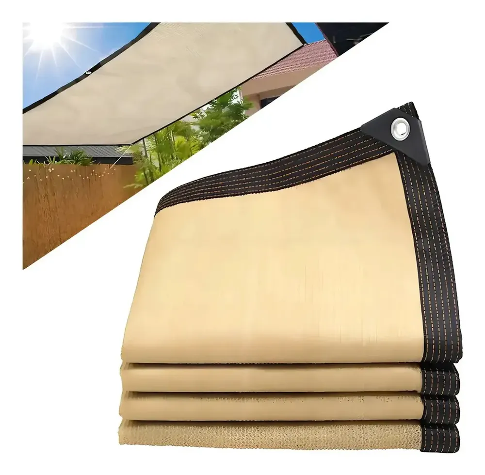 Malla Sombra 3x4 Protección Solar Al Aire Libre 80%uv