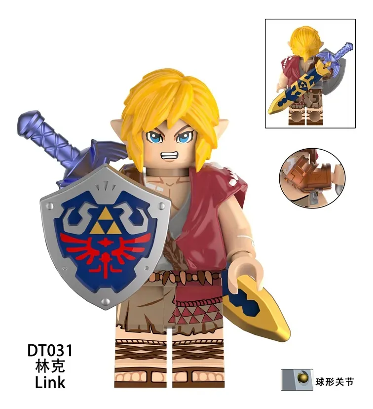 Figuras De Acción Bloques Link La Leyenda De Zelda