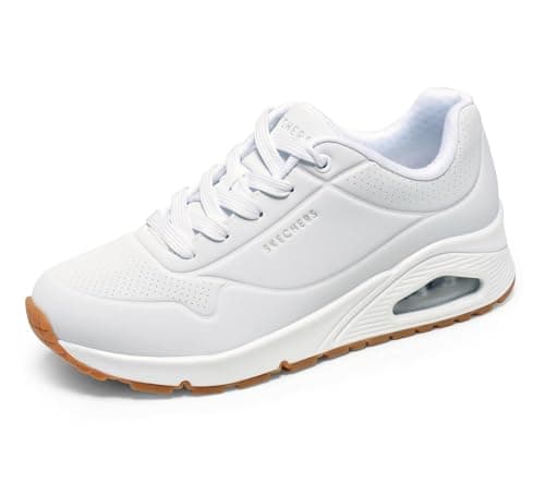 Skechers Uno Stand on Air Tenis para Mujer, Blanco, 6 Wide