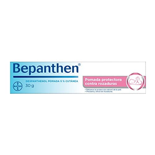 Bepanthen Pomada Protectora Contra Rozaduras, Bepanthen Bebe Previne y Alivia las Rozaduras, con Dexpantenol 5% Cutánea, 30g