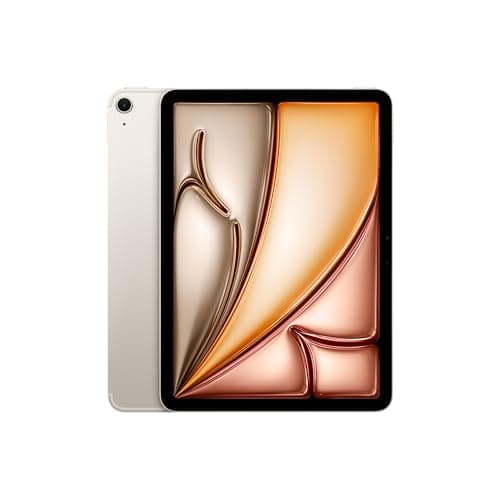 2024 Apple iPad Air (11-pulgadas, Wi-Fi + Cellular, 128GB) - Blanco Estelar (Reacondicionado)