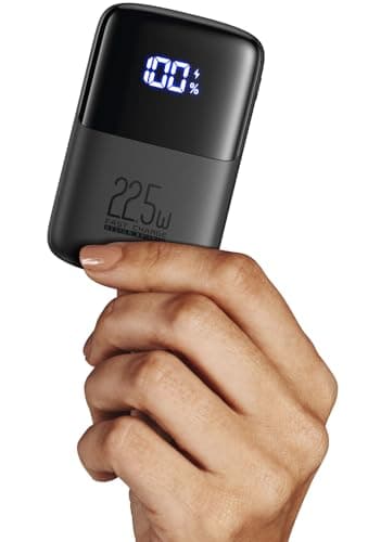 INIU Power Bank El más Pequeño 10000mAh, Batería Externa 22.5W Carga Rápida, Cargador Portátil USB C con Soporte, Pila Portátil para Viajes, iPhone 17, 16, 15, Samsung, Xiaomi, Google etc.