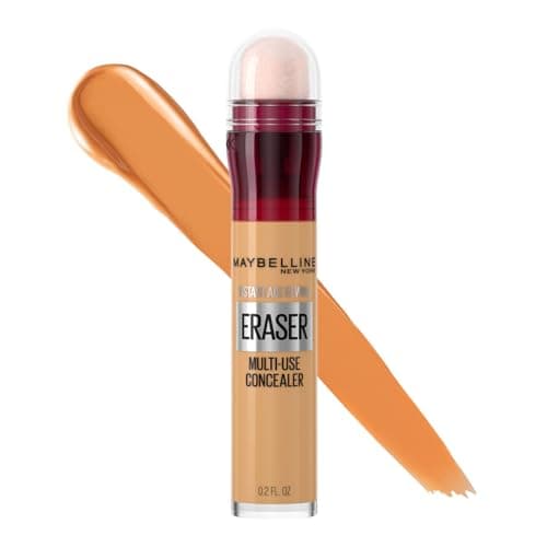Maybelline Instant Age Rewind Corrector Facial 3 en 1, Borra Ojeras y Líneas Finas, Cubre Imperfecciones, Corrige, Contornea e Ilumina, Cobertura Media Hasta 12H Tono 144 Caramel, 6 ml