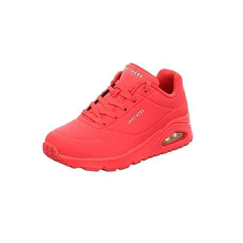 Skechers Uno - Stand On Air, Zapatillas Mujer, Rojo (Red), 25.5 Cm