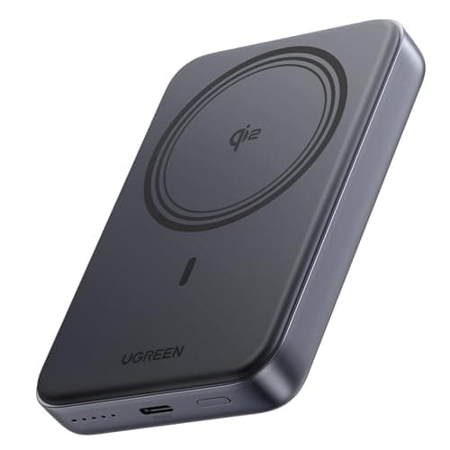 UGREEN 10000mAh Power Bank QI2 15W Bateria Magsafe Pila Portatil iPhone, PD 20W Carga Rapida, Tipo C Bateria Portátil Externa Compatible con iPhone 17/16/15/14/13/12 Pro MAX, Galaxy, Xiaomi