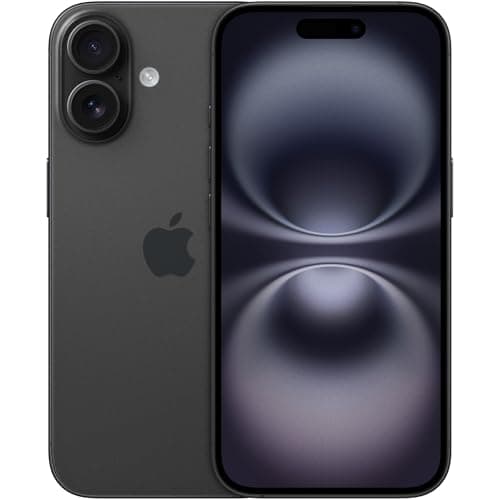 Apple iPhone 16, 128GB, Negro - Esim (Reacondicionado)