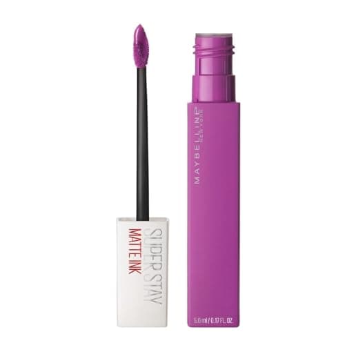 Maybelline SuperStay Matte Ink Labial Líquido, Larga Duración 16 Horas, Alta Pigmentación Sin Transferencia, Aplicador de Precisión en Flecha, Tono 35 Creator, 5 ml