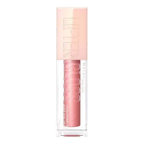 Maybelline Lifter Gloss Brillo Labial Hidratante con Ácido Hialurónico, Efecto Volumen, Aplicador XL, Hidratación Hasta por 4 Horas, Acabado Brillante, Tono 003 Moon