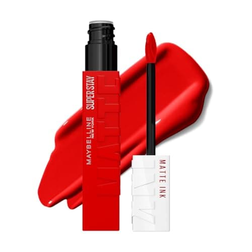 Maybelline Superstay Matte Ink, Labial Líquido Mate con Pigmentos de Color Intenso, Larga Duración Hasta 16 Horas, No Transfiere, Tono 118 Dancer, 5 ml