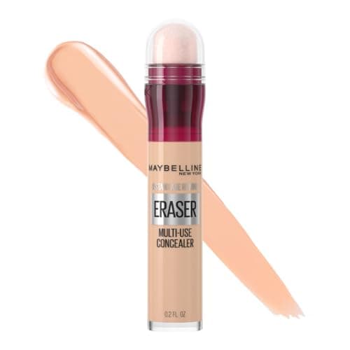 Maybelline Instant Age Rewind Corrector Facial 3 en 1, Borra Ojeras y Líneas Finas, Cubre Imperfecciones, Corrige, Contornea e Ilumina, Cobertura Media Hasta 12H Tono 115 Warm Light, 6 ml