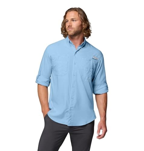 Columbia - Camisa de manga larga Plus Tamiami II para hombre, modelo Sail, talla XS