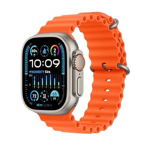 Apple Watch Ultra 2 (GPS + Cellular, 49mm) - Caja de Titanio con Correa Ocean Naranja, Talla Ùnica (Reacondicionado)