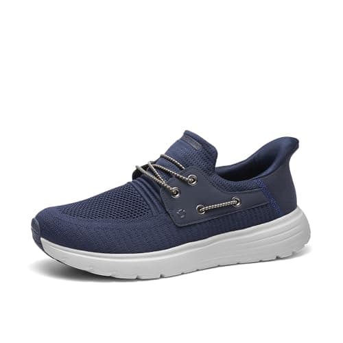 Bruno Marc Mocasines Sin Cordones para Hombre, Zapatillas Casual Cómodas y Transpirables,Size 30.5 cm,Azul Oscuro,BMUMLS2511