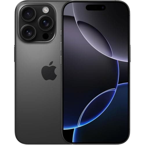 Apple iPhone 16 Pro 128GB Titanio Negro Desbloqueado (Reacondicionado) Esim
