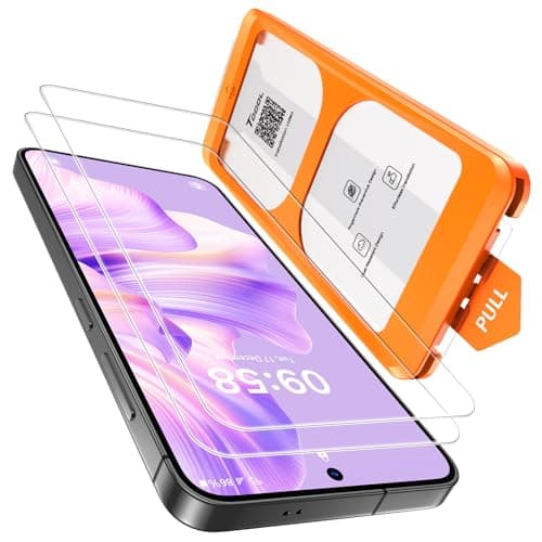 TOCOL Mica para Samsung Galaxy S26, Protector de Pantalla para Samsung Galaxy S26 6.3", Herramienta de Auto-Instalación Sin Polvo, Cristal Vidrio Templado, 9H Dureza, Amigable para Funda, 2 Unidades