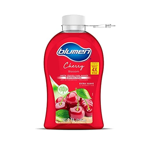Blumen Jabon Liquido Cherry Botella Gota 2100ml